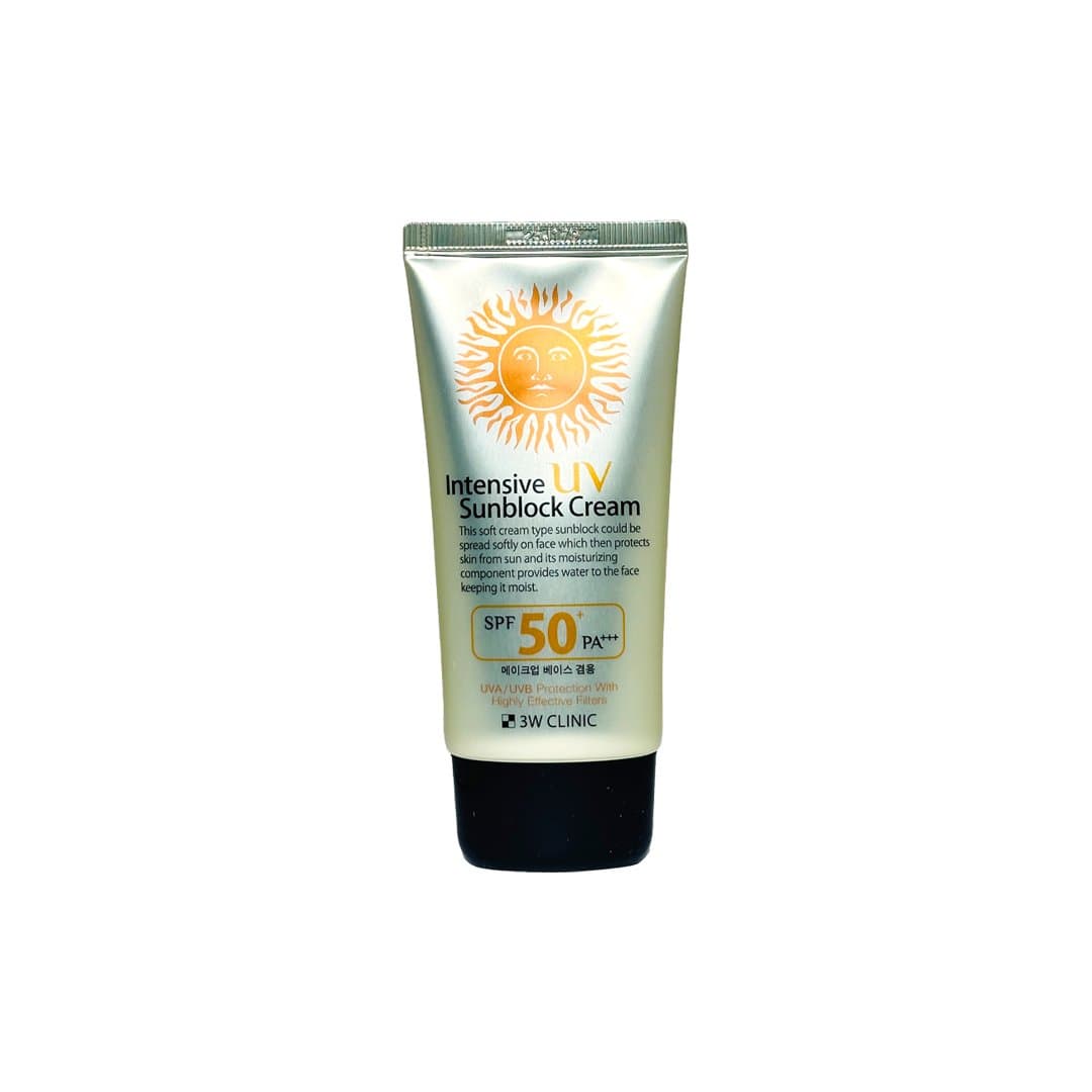 3W Clinic Intensive UV Sunblock Cream SPF50+ PA+++